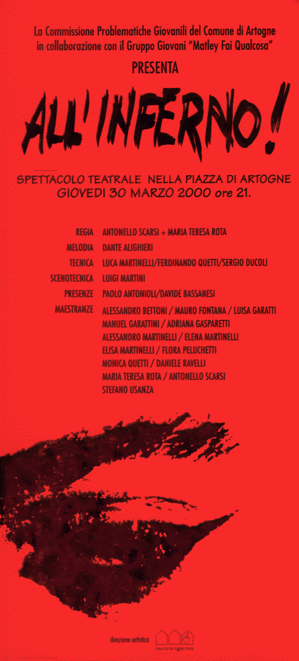 inferno, regia di antonello scarsi + maria teresa rota